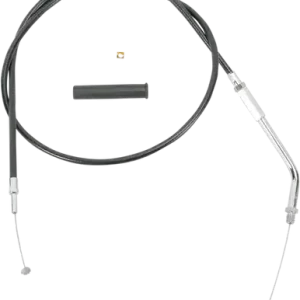 Limited Offer Drag Specialties Black Vinyl Throttle Cable - 36"