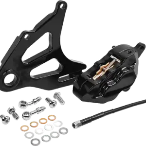 Worldwide Shipping Hawg Halters #RKSTAB518 - Rear Caliper - Black