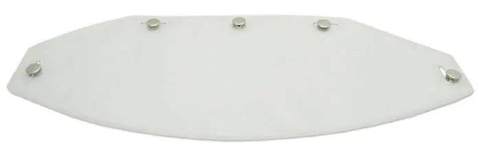 RJAYS Universal 5-stud Flat Visor - Clear only One Size Final Sale