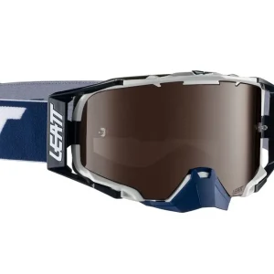 Leatt Velocity 6.5 Iriz Goggles 55% - Ink/White/Blue Brand New