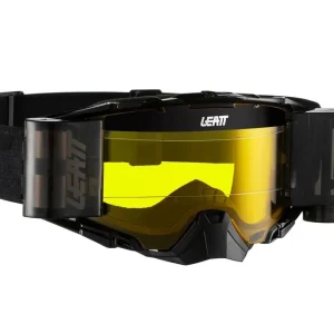 Leatt Velocity 6.5 Roll-Off Black Grey Yellow Goggles 65% Today Only