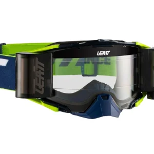 Leatt Velocity 6.5 Roll-Off Ink white Yellow Clear Goggles 83% Genuine