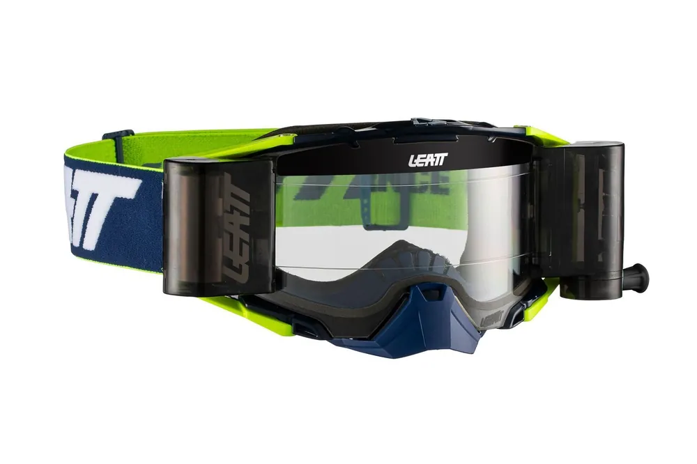 Leatt Velocity 6.5 Roll-Off Ink white Yellow Clear Goggles 83% Genuine