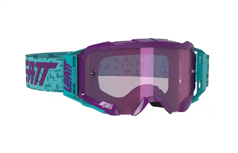 Weekend Sale Leatt Velocity 5.5 Iriz Aqua and Purple Goggles 78%