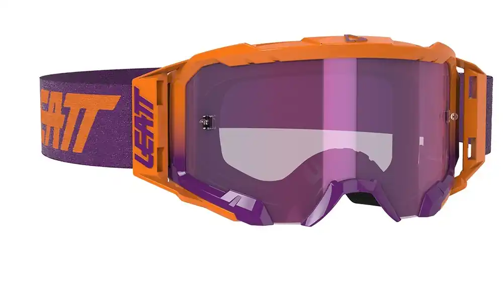Leatt Velocity 5.5 Iriz Neon Orange and Purple Goggles 28% Order Now