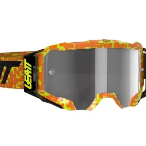Hot Picks Leatt Velocity 5.5 Neon Orange and Light Grey Goggles 58%