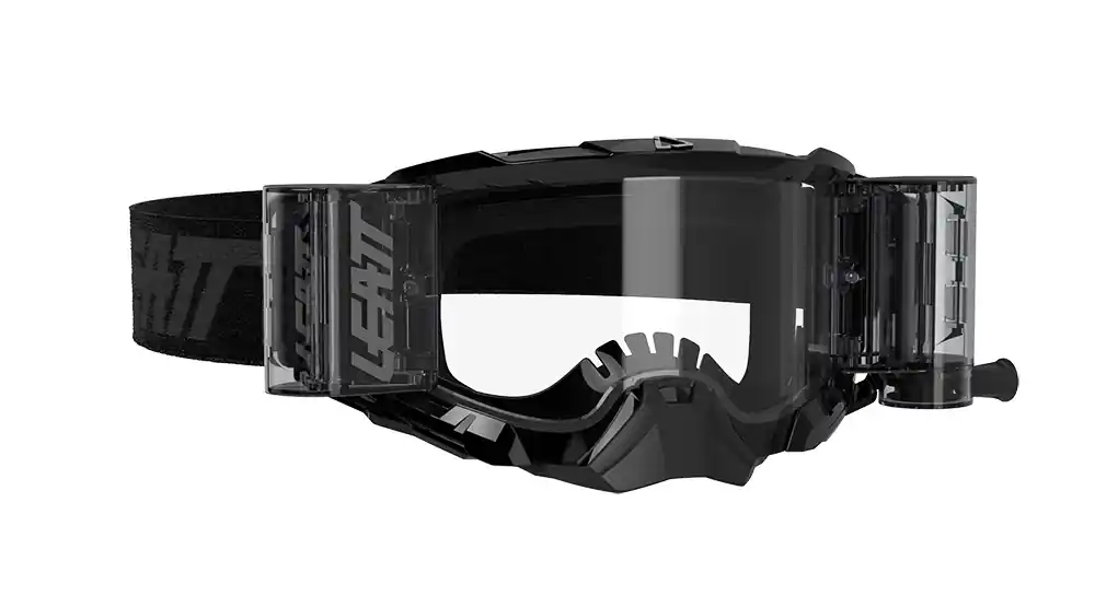 Premium Leatt Velocity 5.5 Black and Clear Roll-Off Goggles 83%