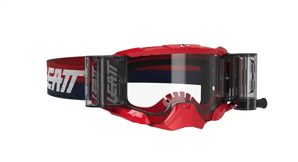 Leatt Velocity 5.5 Red and Clear Roll-Off Goggles 83% Best Choice