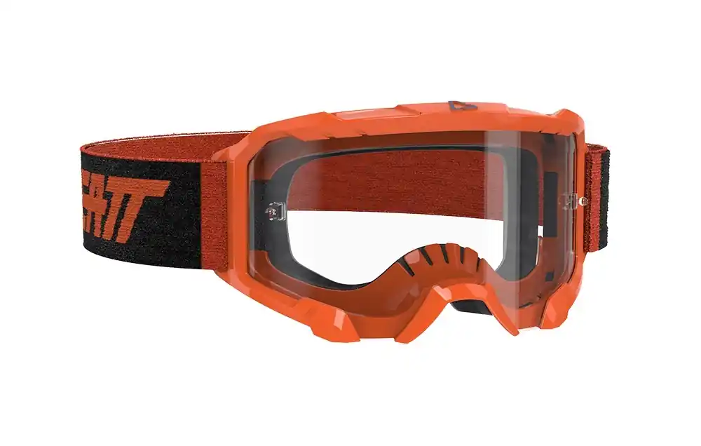Leatt Velocity 4.5 Neon Orange and Clear Goggles 83% Last Chance