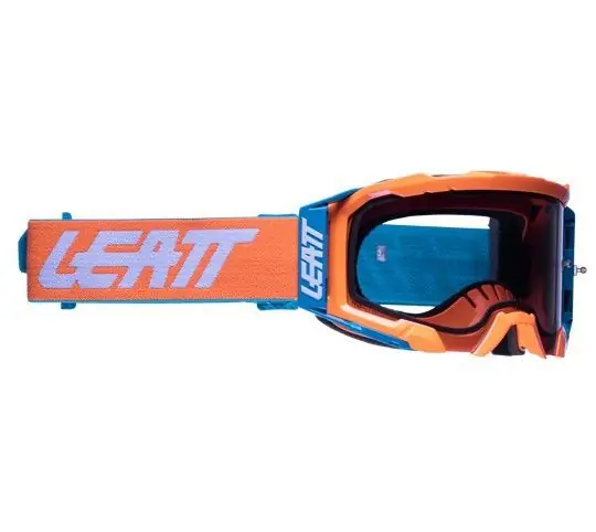 Hassle-Free Returns Leatt Velocity 5.5 Neon Orange Light Grey 58% Goggles