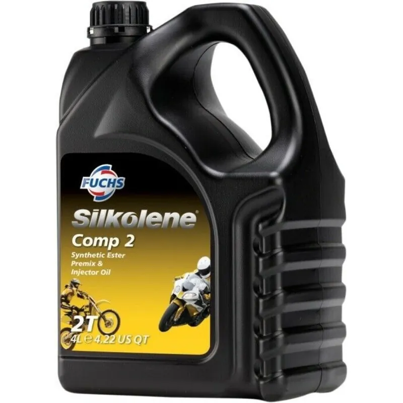 Silkolene 2 Stroke Comp 2 Synthetic Esther Based 4 Litres Fan Favorite