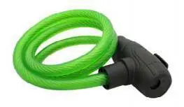 Must Have Xtech Key and Cable Coloured Lock - Green