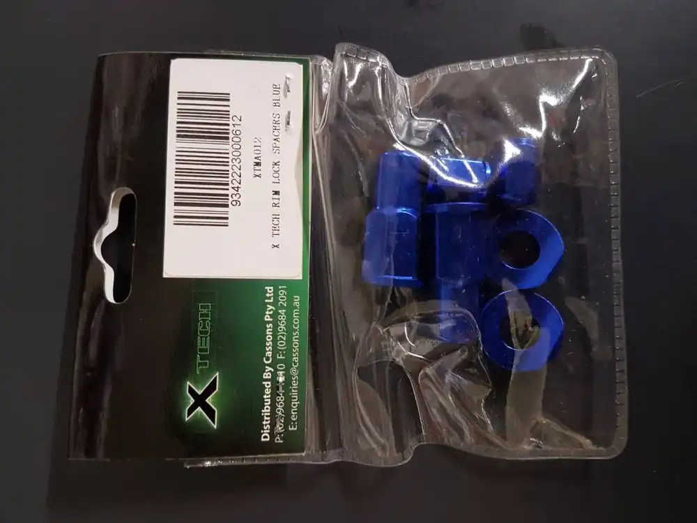 Xtech Rim Lock Spacers - Blue Exclusive Offer