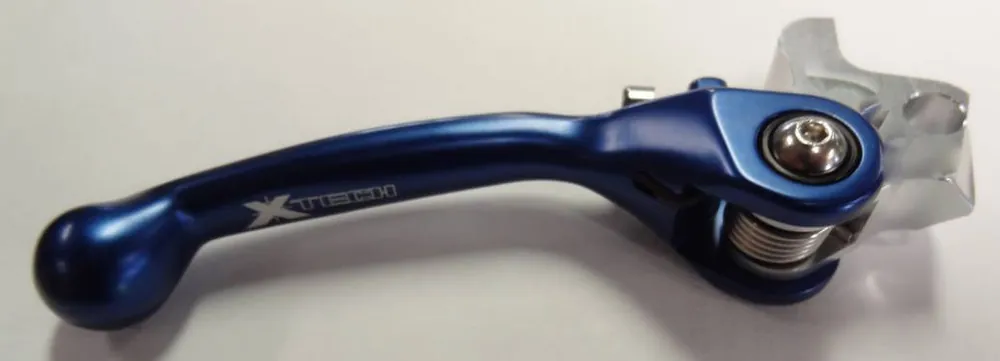 Warranty Included Xtech Flex Brake Lever Yamaha/Suzuki - Blue