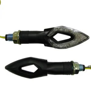 Xtech X-15 LED Split Black Clear Lens Indicators One Day Deal
