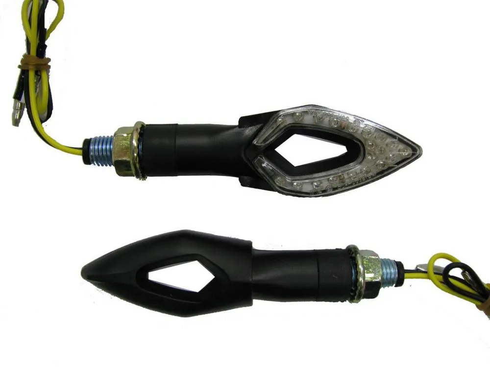 Xtech X-15 LED Split Black Clear Lens Indicators One Day Deal