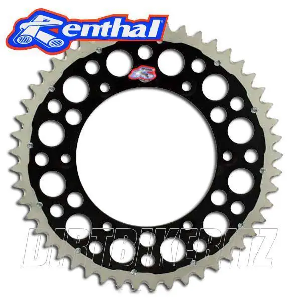 Buy Online Renthal Twinring Sprockets - Yamaha - 50 - Black