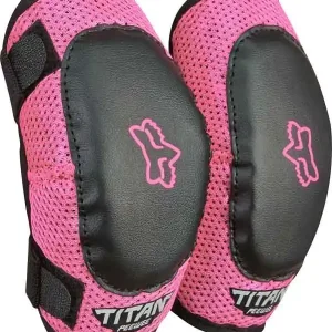 Fox Peewee Titan Elbow Grd M/L - Black/Pink - OS Exclusive