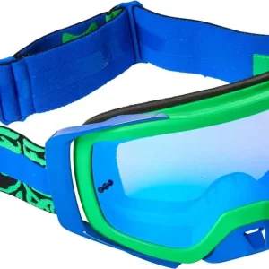 Fox Airspace Peril Spark Fluro Green Goggles Handmade