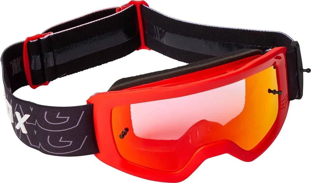 Hot Picks Fox Youth Main Peril Spark Fluro Red Goggles