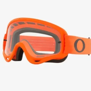 Oakley O Frame Moto Orange Clear Goggles Big Sale