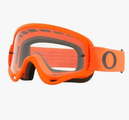 Oakley O Frame Moto Orange Clear Goggles Big Sale