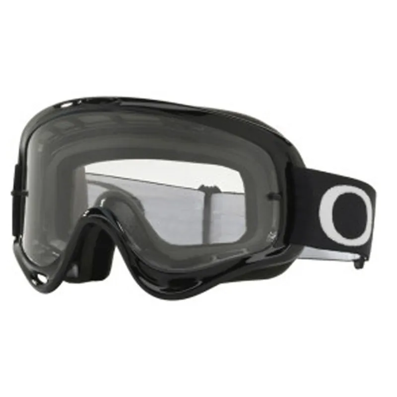 Brand New Oakley XS O-Frame MX Goggles - Jet Black - Clear Lens - OS