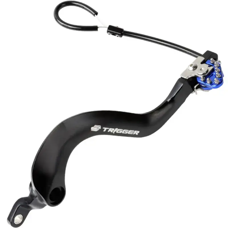 Zeta Trigger Brake Pedal for WR250R/X - Blue Premium