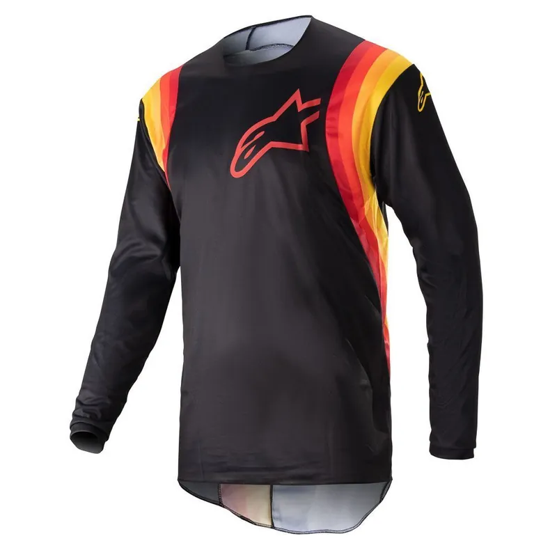 Price Cut Alpinestars Fluid Corsa Jerseys - Black - L