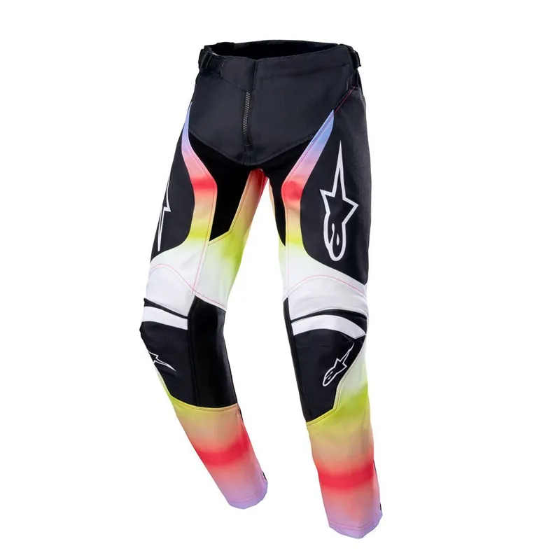Top Rated Alpinestars Youth Racer Semi Black Multi Pants