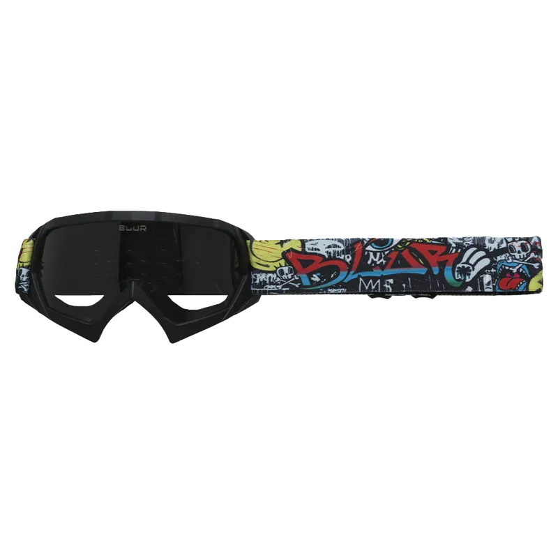 Blur B-10 Rancid Youth Goggles - Black/Multi - OS Popular