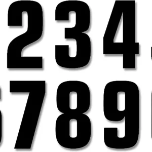 BLACKBIRD NUMBERS TWO SERIES 3PK 16x7.5cm Black Time-Limited