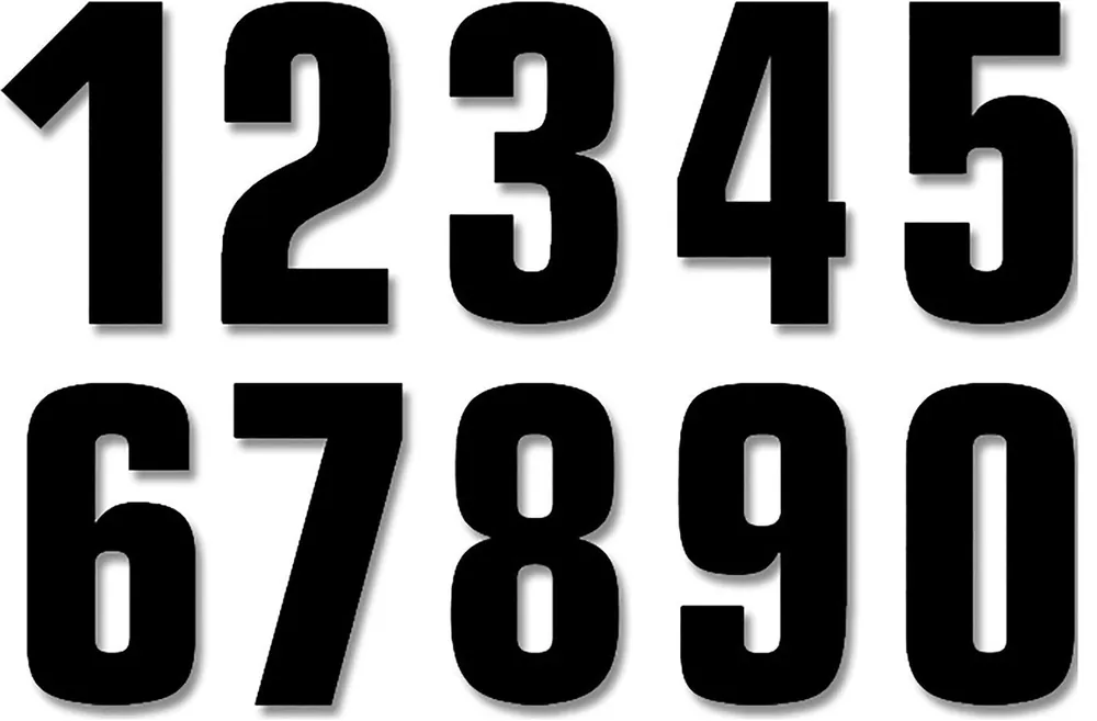 BLACKBIRD NUMBERS TWO SERIES 3PK 16x7.5cm Black Time-Limited