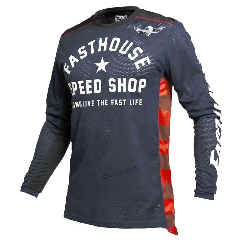 Wholesale Fasthouse Originals Air Cooled Jersey - Navy/Black - S