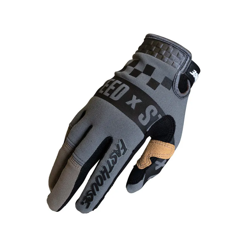 Fasthouse Youth Speed Style Domingo Gloves - Black/Moss - S Discount