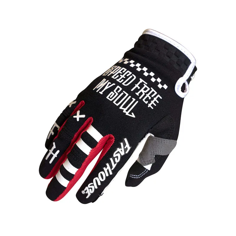 FASTHOUSE YOUTH SPEED STYLE AKUMA GLOVES - BLACK - MD Free Delivery
