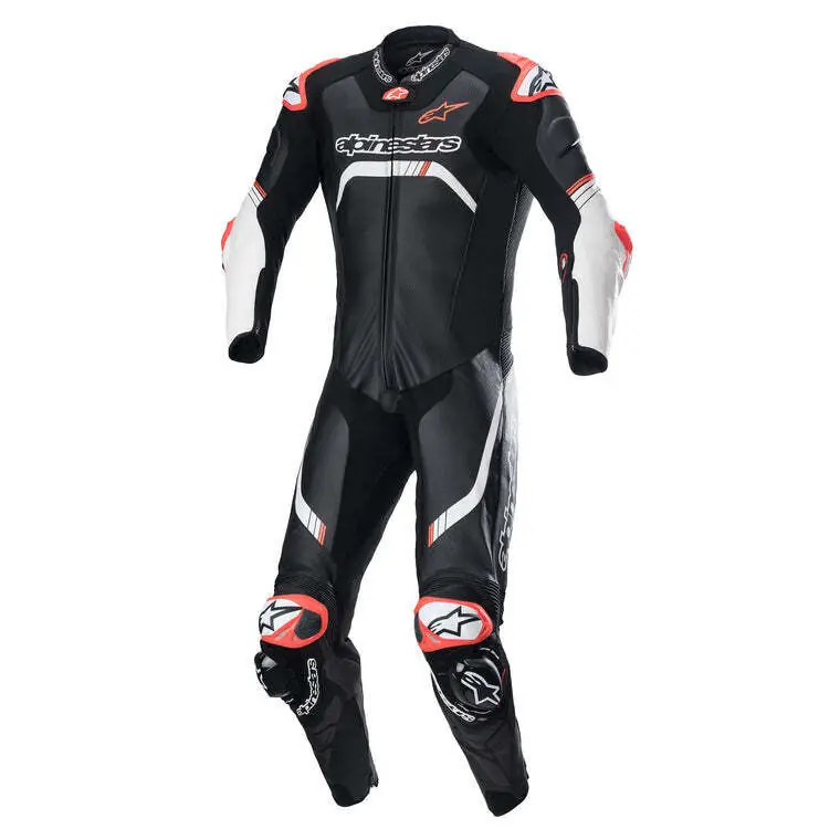 Brand New Alpinestars GP Tech V4 1 Pc Leather Suit - Black/White/Red - 50