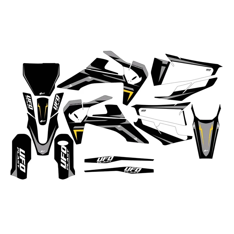 Buy Direct UFO Husqvarna Apodis Decals Kit - TC 125/250/FC 250/350/450 19-22 - Black