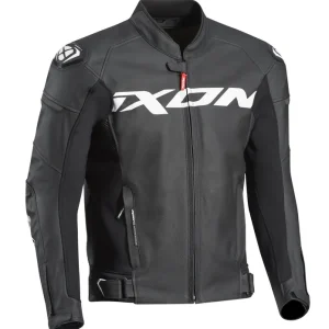 Wholesale Ixon Sparrow Leather Jacket - Black/White - XL