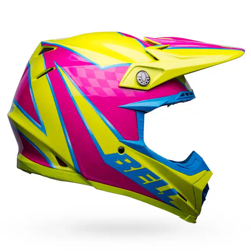 Bell Moto-9S Flex Sprite Helmet - Yellow/Pink - S Place Order