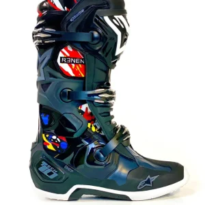Discount Alpinestars X Renen Tech 10 Renen LE Boots - Black/Multi - 9