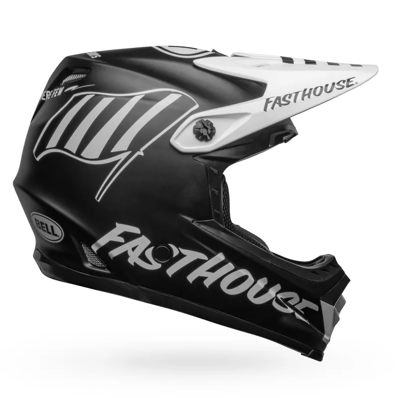 Bell Moto-9 MIPS Youth Fasthouse Flying Colour Matte Helmet - Black/Grey/Red - L/XL Final Sale