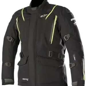 Alpinestars Big Sur GTX Tech-Air Compatible Jacket - Black/Yellow - 58 Secure Checkout