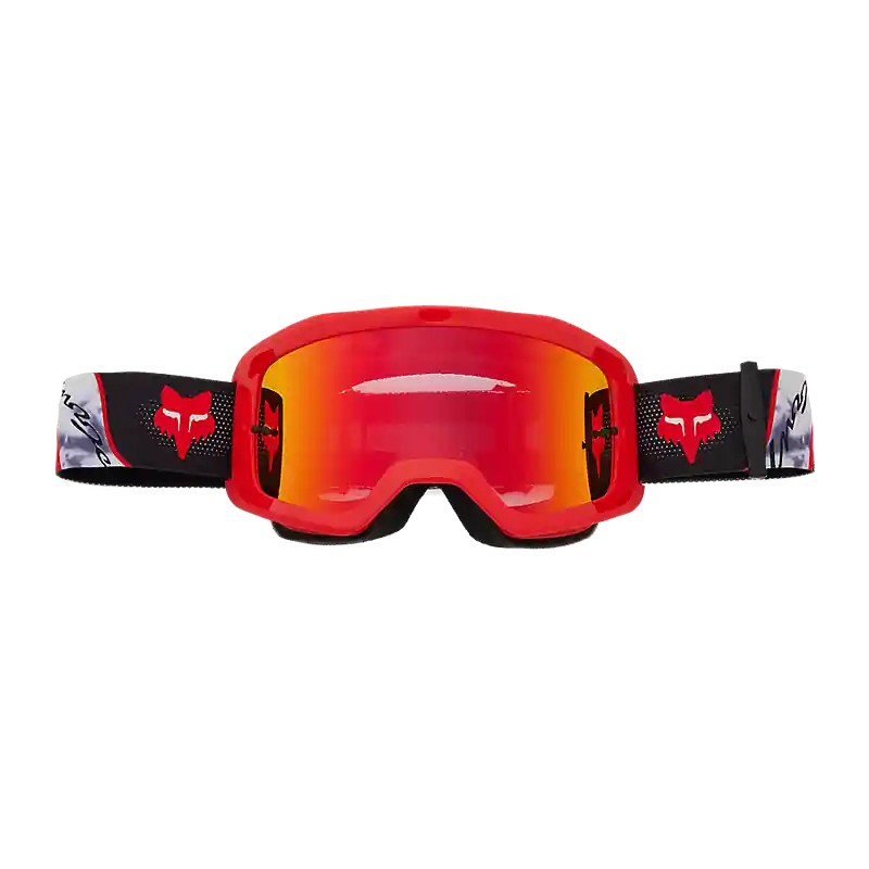 Holiday Sale Fox 2024 Youth Main Atlas Spark Goggle - Grey/Red - OS