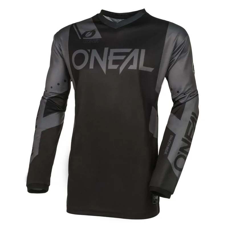 Oneal Youth Element Racewear V.4 Jersey - Black/Grey - XS Trending