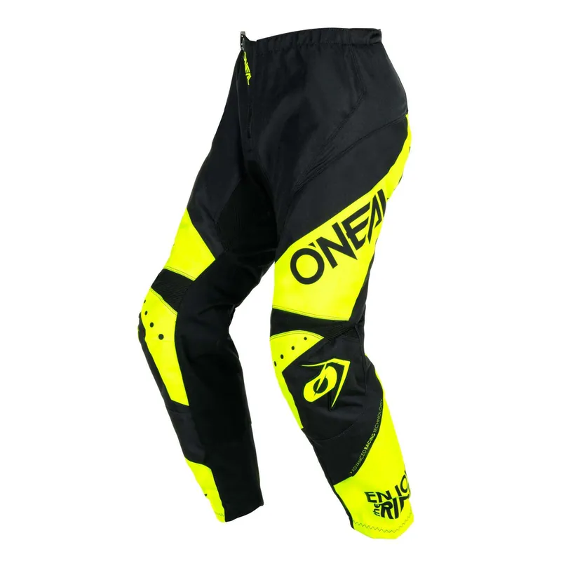 Limited Edition Oneal 24 Youth Element Racewear V.24 Pants - Black/Neon Yellow - 20
