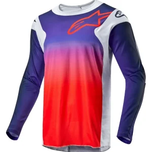 Alpinestars 2024 Racer Hoen Jersey- Grey/Orange/Black - S Free Returns