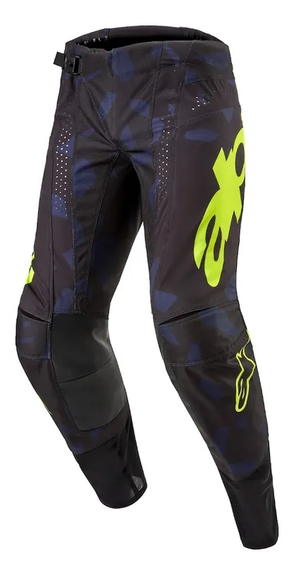 Alpinestars 2024 Techstar Rantera Pants- Black/Navy/Fluoro Yellow - 30 Exclusive Offer