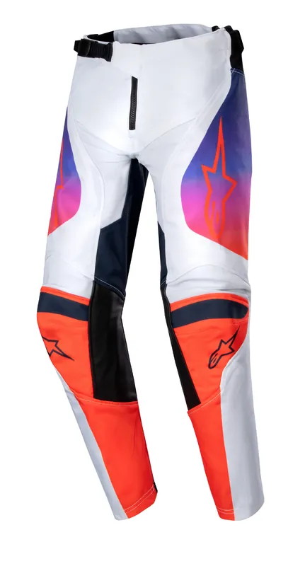 Alpinestars 2024 Youth Racer Hoen Pants- Grey/Orange/Black - Y24 Express Delivery