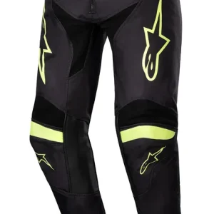 Hot Deal Alpinestars 2024 Youth Racer Lurv Pants- Black/Fluoro Yellow - Y22